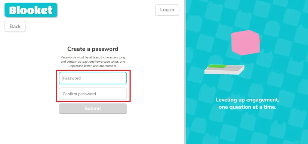 Choose a strong password