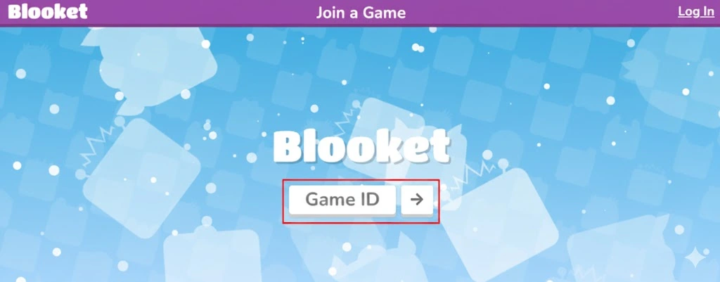 put your game id given by your teacher